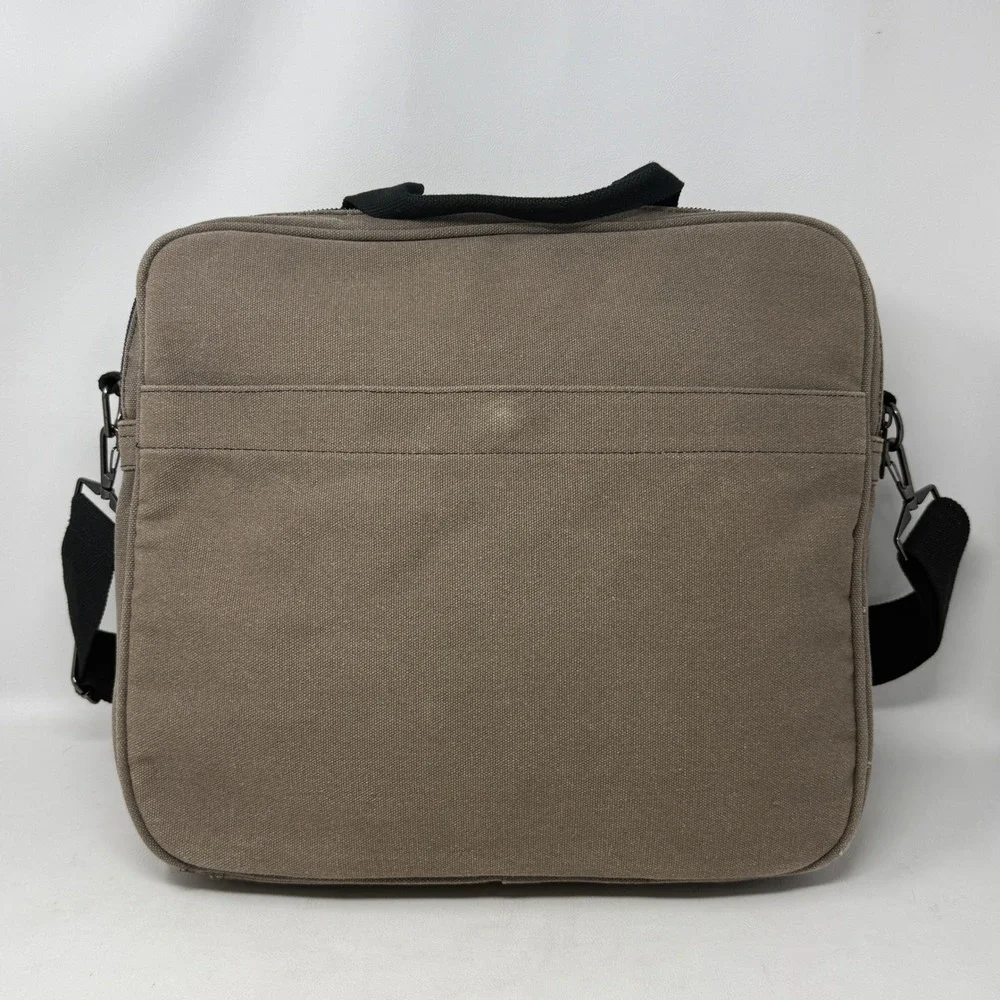 Think Geek Bag of Holding Brown Canvas Messenger Bag D&D Gaming Laptop Case